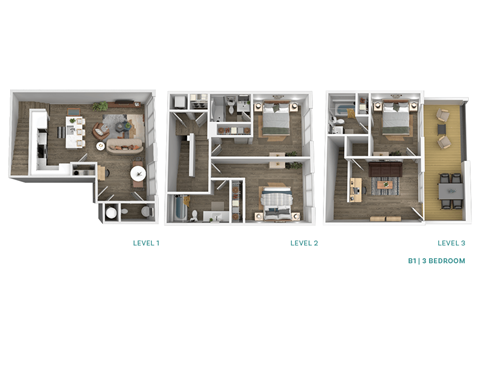 the brook 3x3 floor plan  studio  460 sq ft